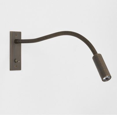 Switch Control 360 Degree Gooseneck Modern Hotel Bed Reading Wall Light Led Wall Lamp 3w