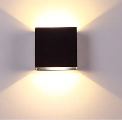 Nordic Wall Mount Bed Side Aluminum 2 Face Glowing LED Lamps for Indoor and Outdoor