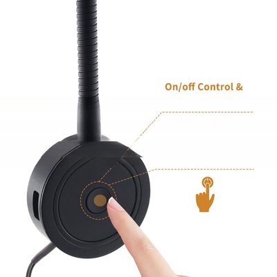CE Approved Touch Dimming Switch Adjustable Flexible Wall Mount Hotel Bedside Lamp for Book Reading