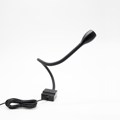Aluminum IRON Wall Mounted Reading Light with USB 2A Charger and Longer Lifespan