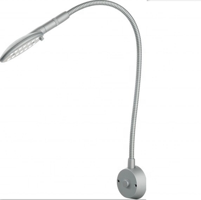 1W Flexible Gooseneck Electric Wall Mount Headboard Reading Lamp with On-off Switch
